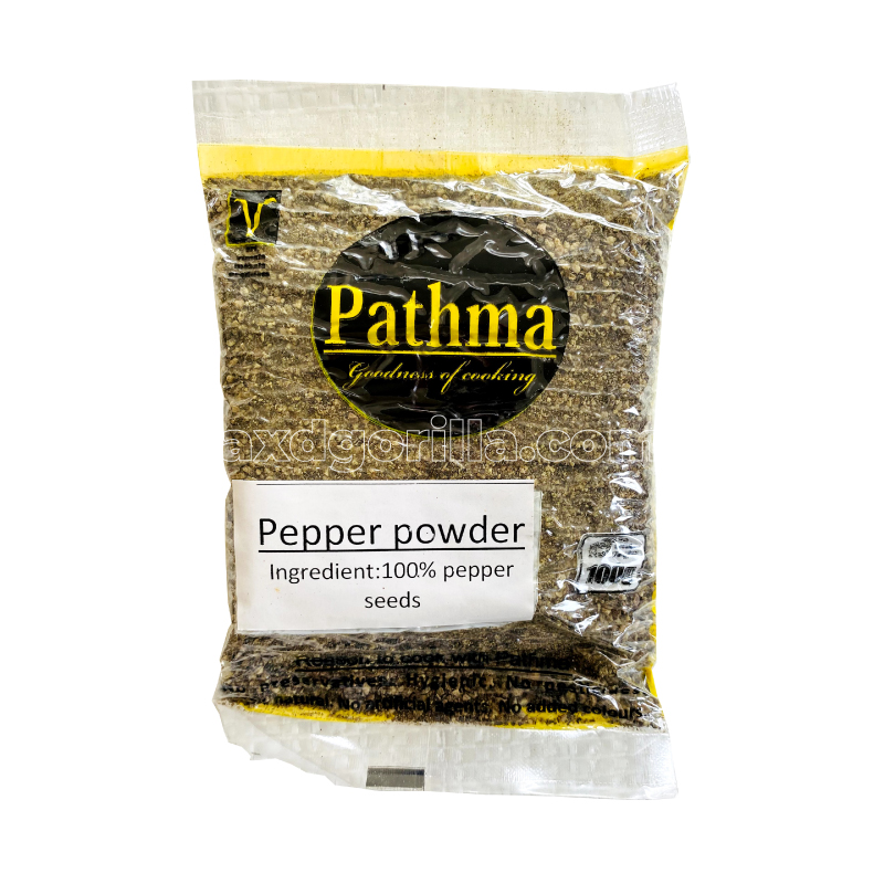 Black Pepper Powder Pathma 100g AXD Gorilla Food Heaven Black Pepper Powder Pathma 100g